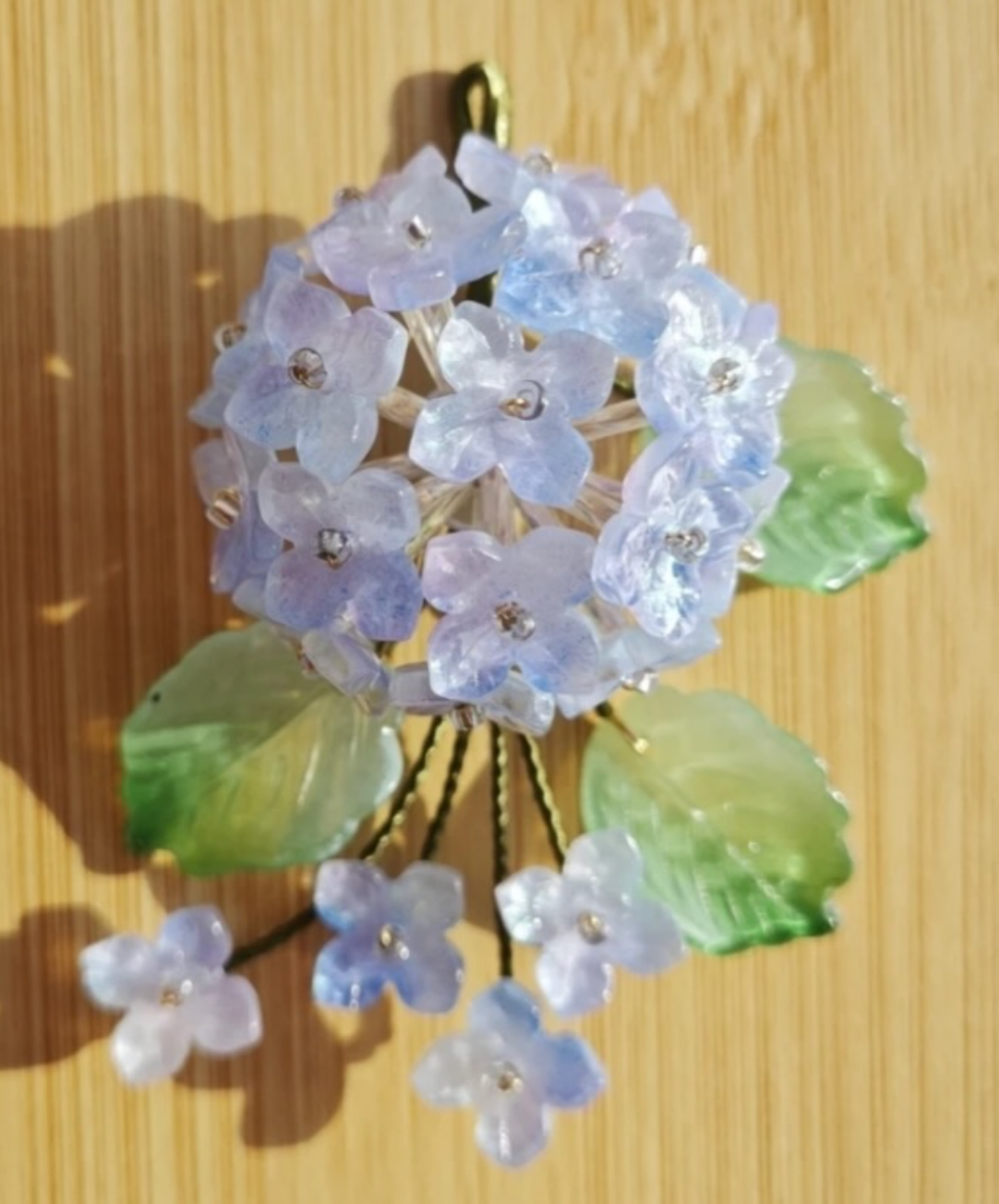 Hydrangea Hair Clip