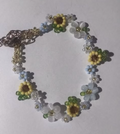 Sunflower Garden Beaded Bracelet